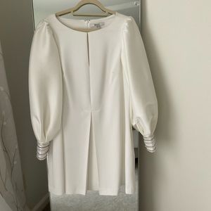 Winter white Badgley Mischka dress size 12 dress